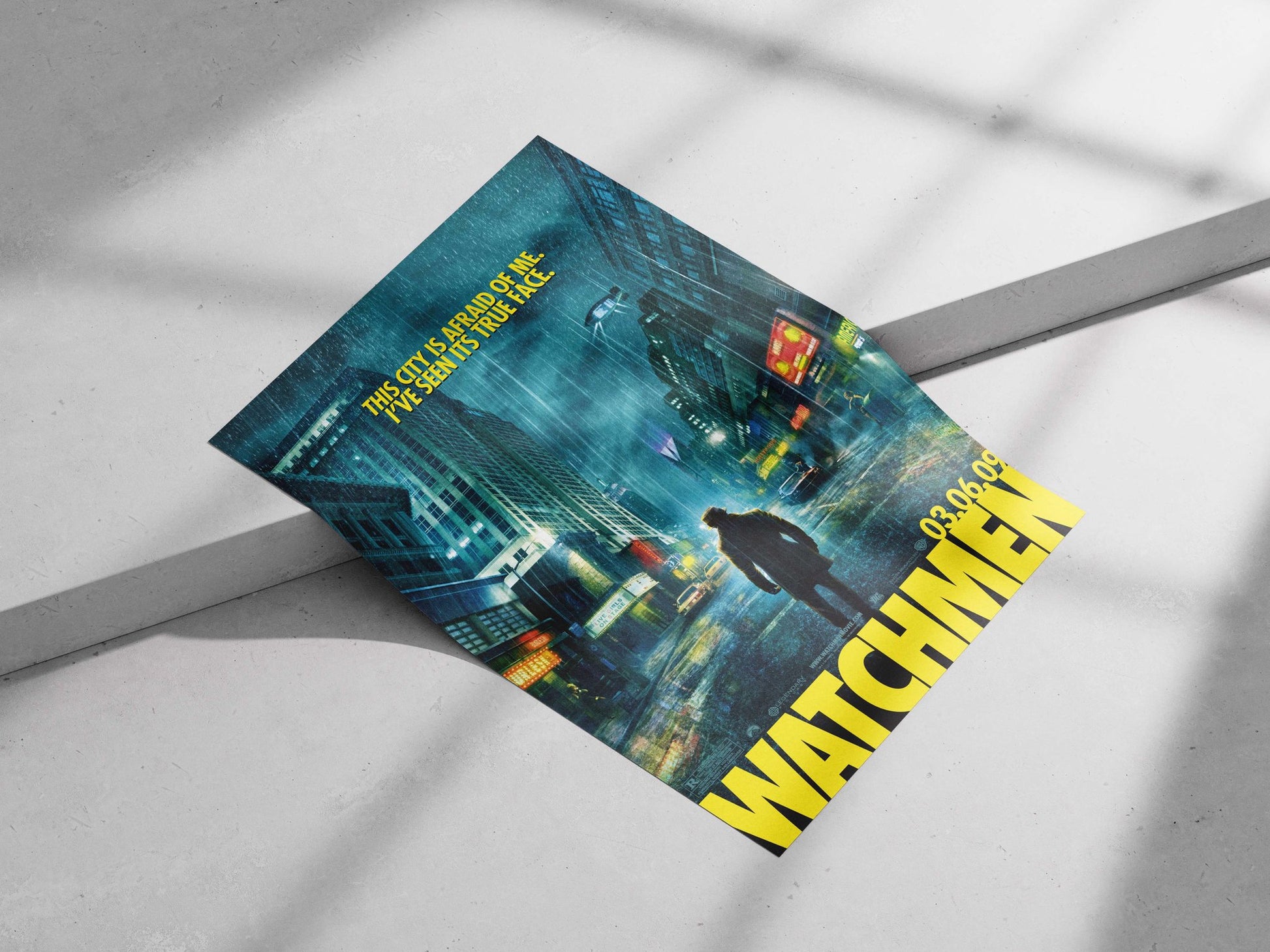Watchmen (2009 film) Rorschach - Noir Icon Poster