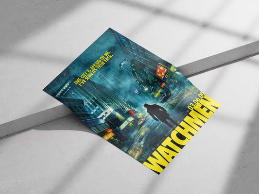 Watchmen (2009 film) Rorschach - Noir Icon Poster