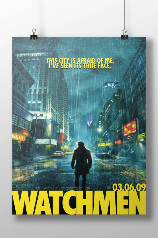 Watchmen (2009 film) Rorschach - Noir Icon Poster