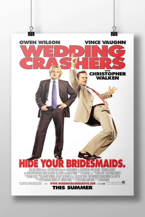 Wedding Crashers (movie franchise) Stifler'S Wedding - Comedy Classic Poster