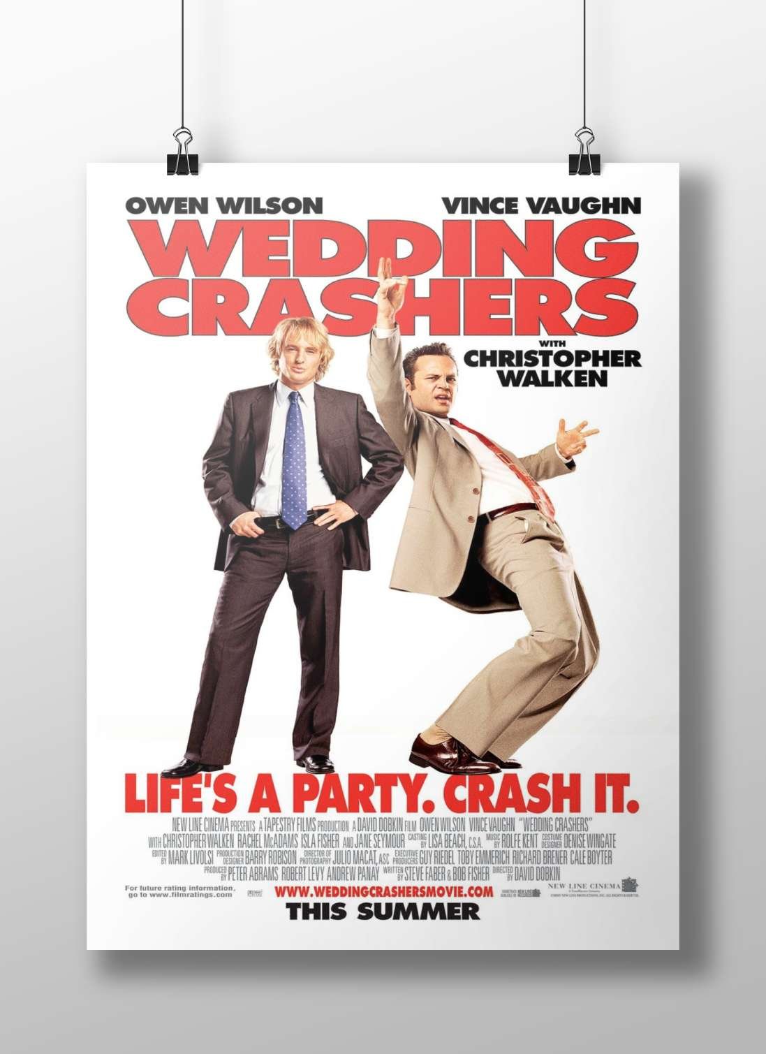 Wedding Crashers (film) Stifler'S Last Stand - Comedy Classic Poster