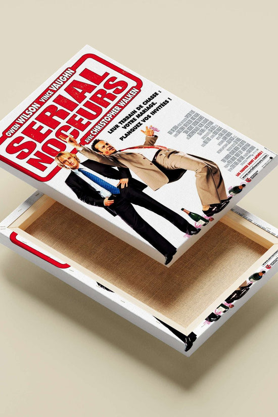 The French title "SERIAL NOCEURS" (known as "Wedding Crashers" in English) is the main subject,