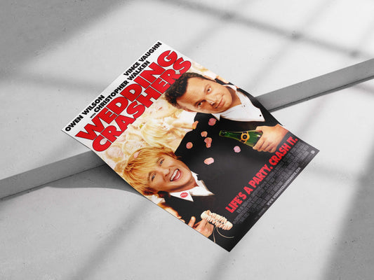 The movie "Wedding Crashers" starring Owen Wilson and Vince Vaughn. Wedding Crashers - Comedy Icon