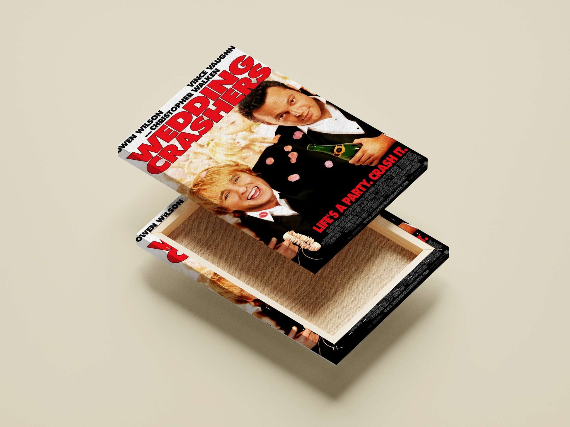 The movie "Wedding Crashers" starring Owen Wilson and Vince Vaughn. Wedding Crashers - Comedy Icon