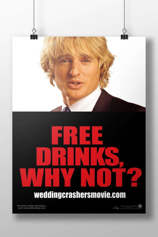 Wedding Crashers movie Stu Stone Wedding Crasher - Comedy Pop Art Poster