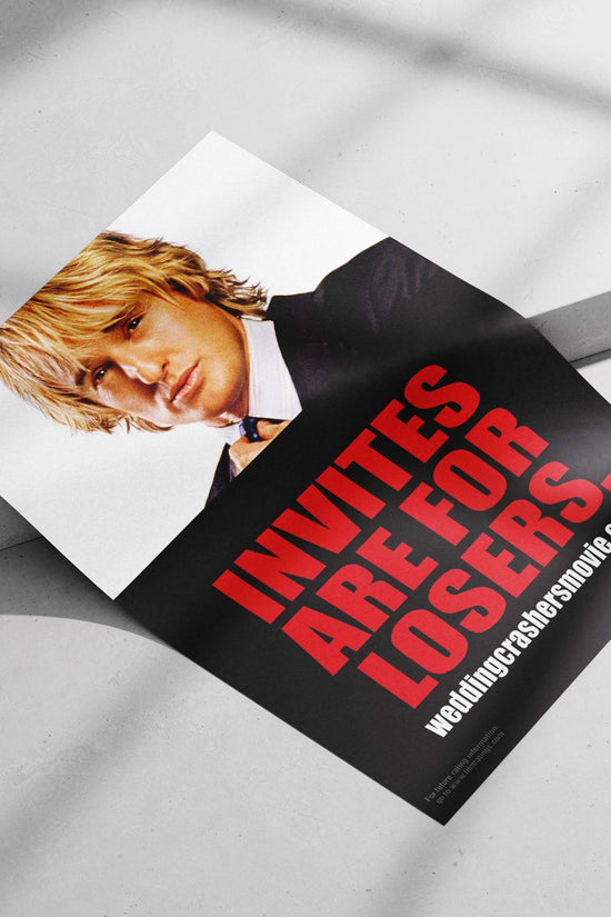 Wedding Crashers movie (franchise based on the text "weddingcrashersmovie.com" found via OCR) [Wedding Crashers -