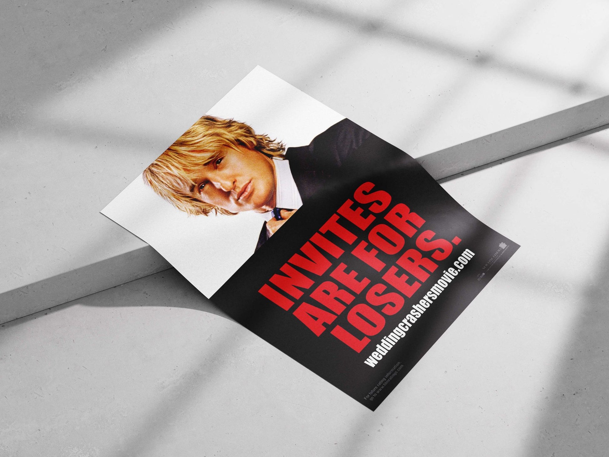 Wedding Crashers movie (franchise based on the text "weddingcrashersmovie.com" found via OCR) [Wedding Crashers -