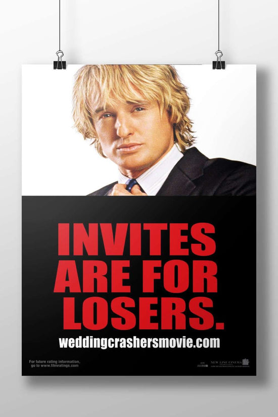 Wedding Crashers movie (franchise based on the text "weddingcrashersmovie.com" found via OCR) [Wedding Crashers -