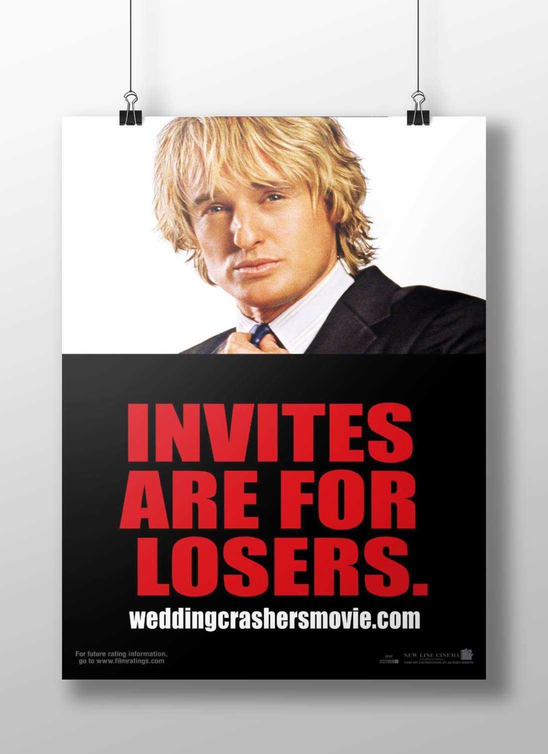 Wedding Crashers movie (franchise based on the text "weddingcrashersmovie.com" found via OCR) [Wedding Crashers -