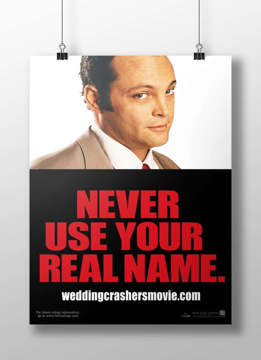 Wedding Crashers movie franchise Stivic & Stifler - Wedding Crashers Pop Art Poster