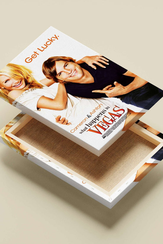 The movie "What Happens in Vegas" starring Ashton Kutcher and Cameron Diaz. What Happens In