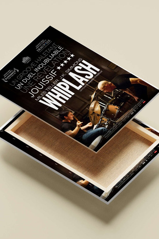 The movie Whiplash starring Miles Teller and J.K. Simmons. Miles Teller - Whiplash Inspirational Poster