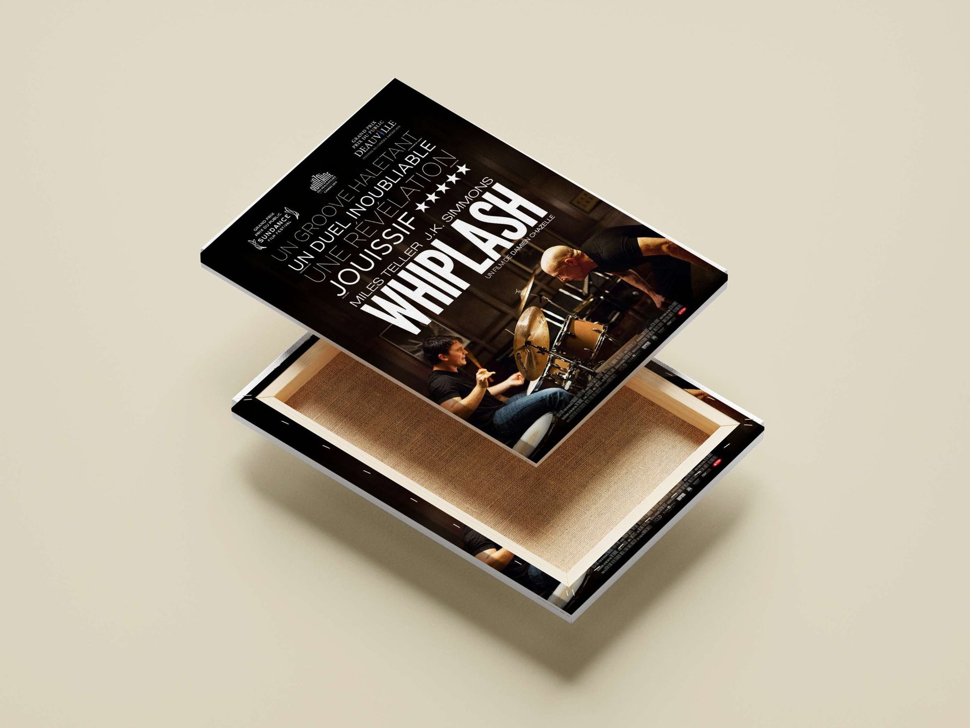 The movie Whiplash starring Miles Teller and J.K. Simmons. Miles Teller - Whiplash Inspirational Poster