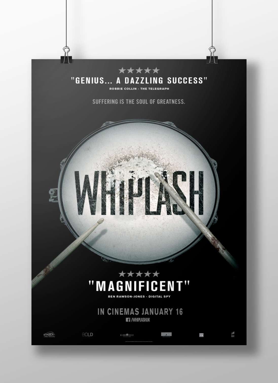 Whiplash (movie) Miles Teller - Whiplash Poster