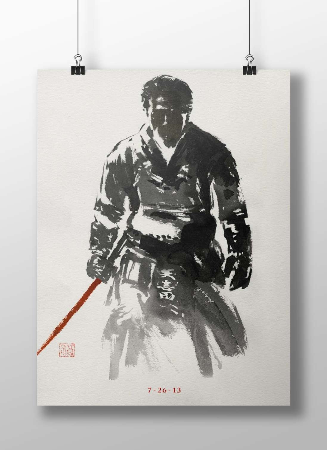 Saitō Hajime from Rurouni Kenshin Saitō Hajime - Samurai Legend Poster