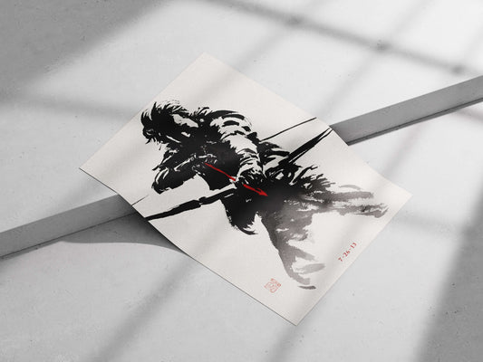 Hawkeye (Marvel) Hawkeye - Masterful Ink Wash Poster