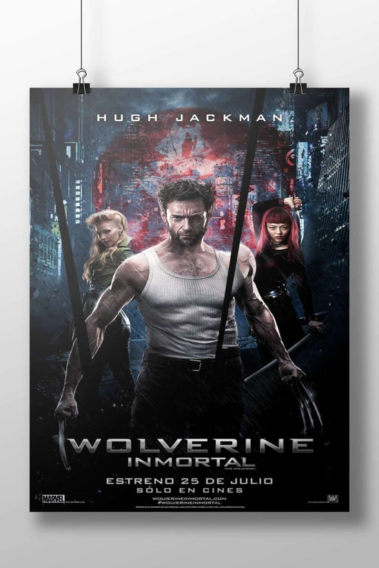 Wolverine (Hugh Jackman) from Marvel's "Wolverine: Immortal" film Wolverine - Immortal Battle Poster
