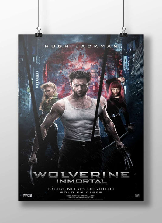 Wolverine (Hugh Jackman) from Marvel's "Wolverine: Immortal" film Wolverine - Immortal Battle Poster