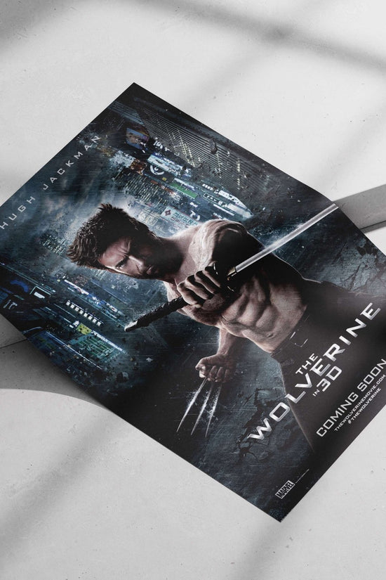 The Marvel movie "The Wolverine" featuring Hugh Jackman as Wolverine Wolverine - X-Men Noir Poster