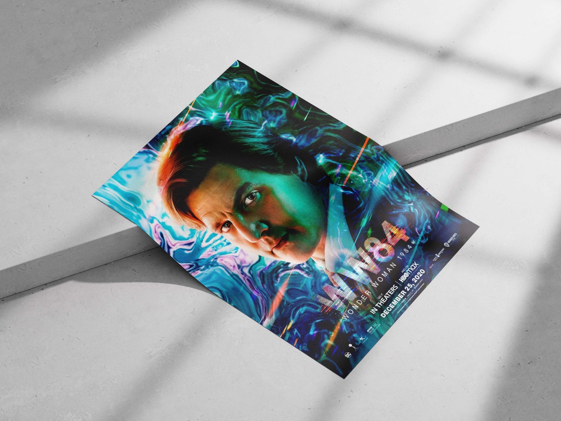 Wonder Woman 1984 (DC Universe film) Diana Prince - 1980S Glitch Art Poster