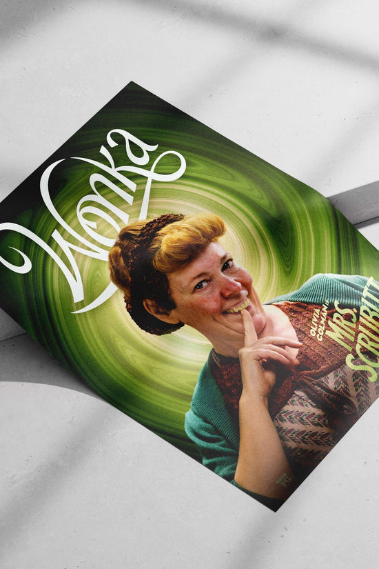 Mrs. Scrubbitt (character from the Wonka franchise) Willy Wonka'S Mother - Classic Pop Art Poster