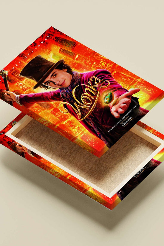 The film "Wonka" (franchise) starring Timothée Chalamet, confirmed by Tesseract OCR text referencing "Wonka" and