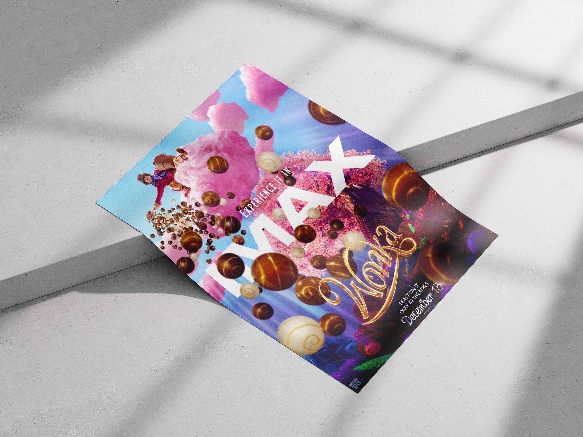 Wonka (2023 film) Willy Wonka - Magical Candy Kingdom Poster