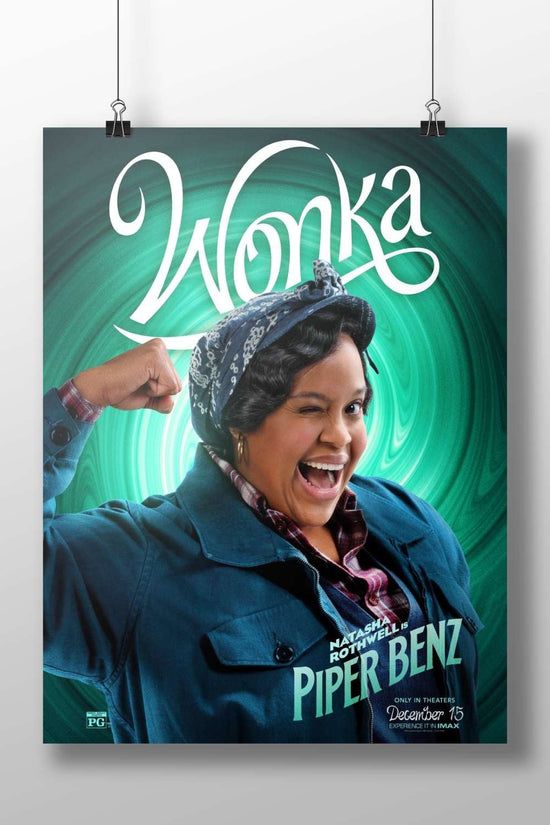 Piper Benz from the Wonka franchise Willy Wonka'S Piper - Golden Ticket Pop Art Poster