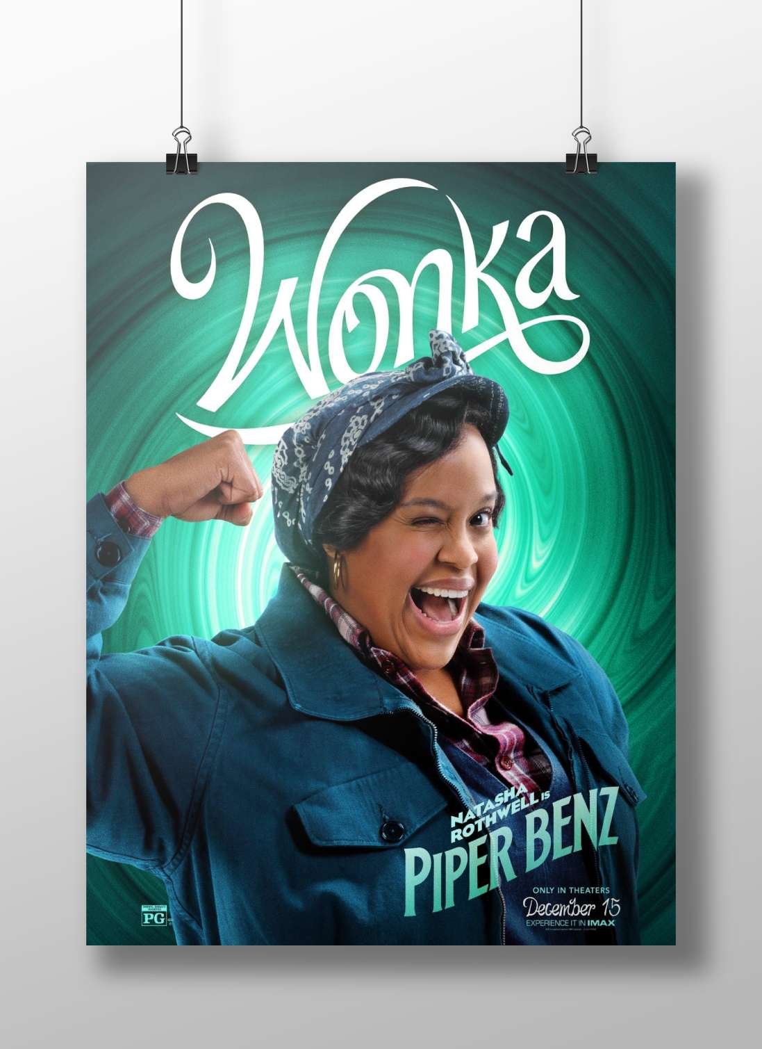Piper Benz from the Wonka franchise Willy Wonka'S Piper - Golden Ticket Pop Art Poster