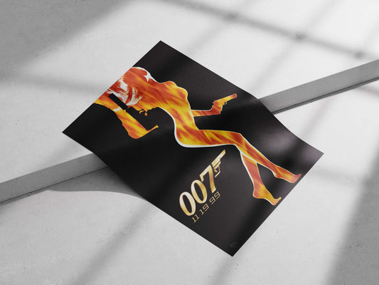 James Bond (007 franchise) Agent 007 - Iconic Secret Agent Poster