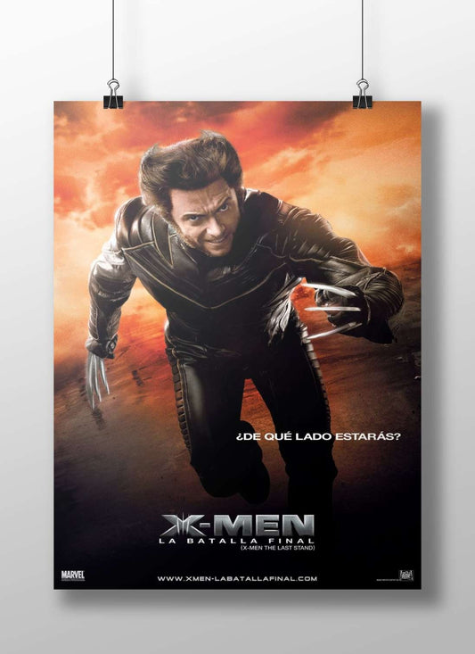 Wolverine (from X-Men franchise, specifically "X-Men: The Last Stand") Logan - Maverick X-Man Poster