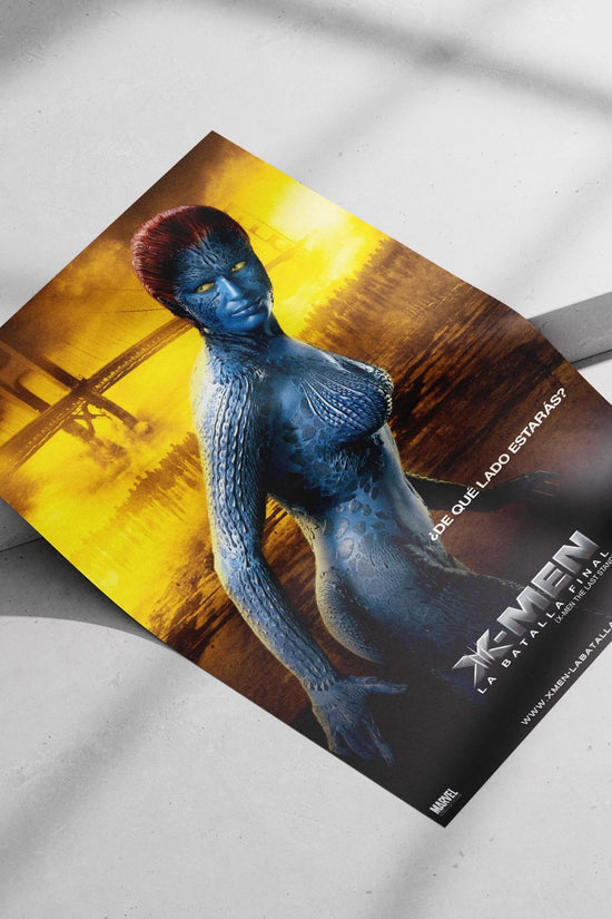 Mystique from the X-Men franchise (specifically in "X-Men: The Last Stand"). Mystique - Enigmatic Icon