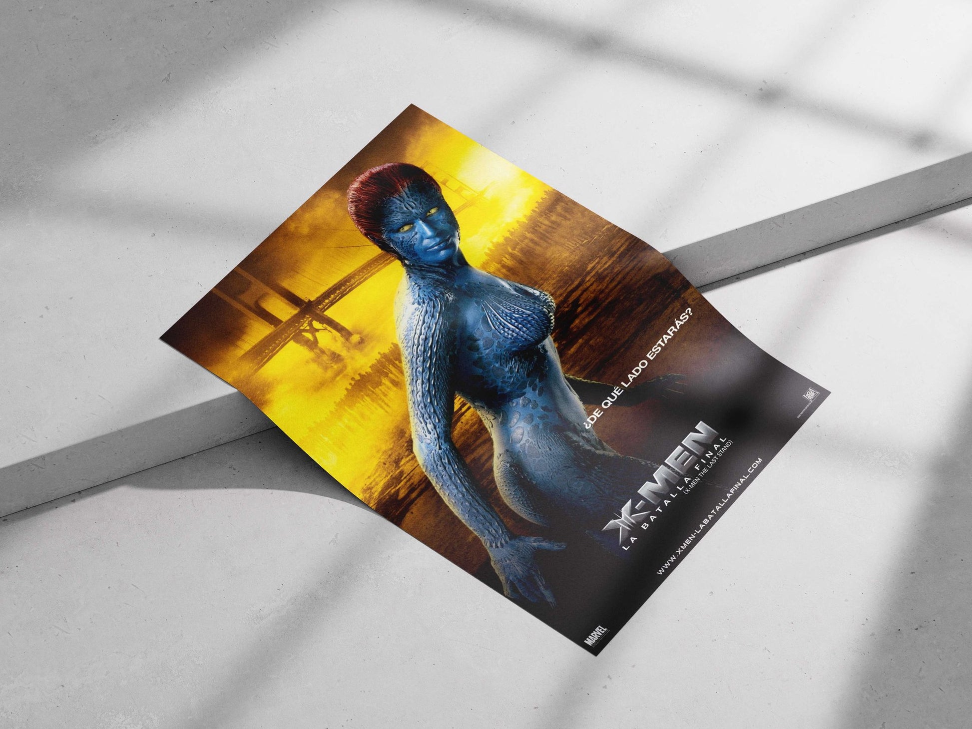 Mystique from the X-Men franchise (specifically in "X-Men: The Last Stand"). Mystique - Enigmatic Icon