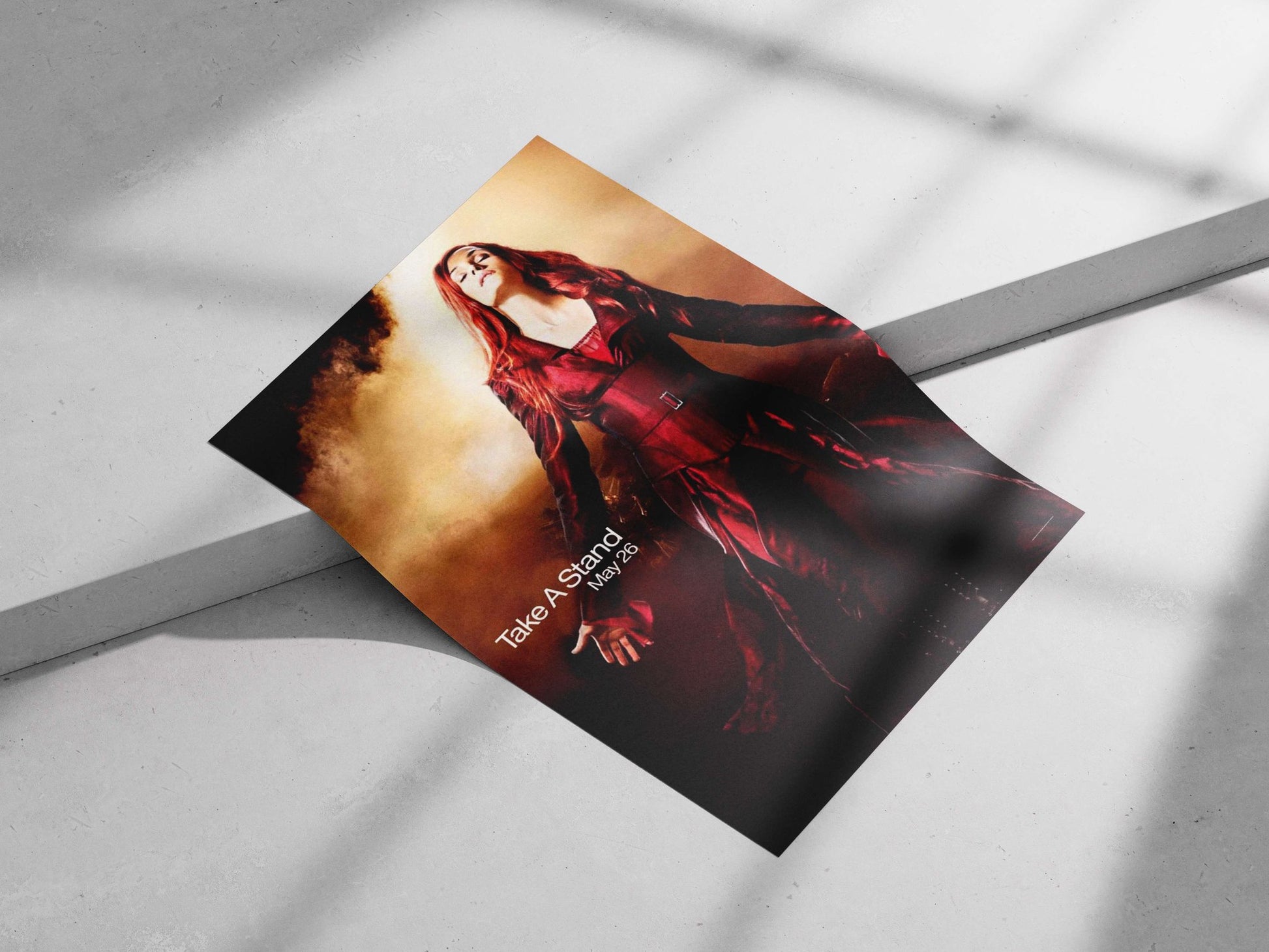 Wanda Maximoff (Scarlet Witch) from Marvel's MCU Wanda Maximoff - Scarlet Witch Cinematic Poster