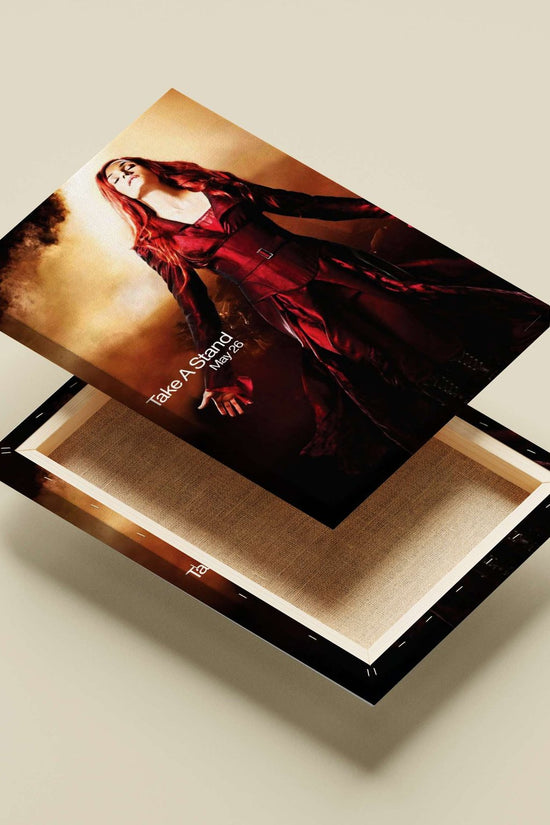 Wanda Maximoff (Scarlet Witch) from Marvel's MCU Wanda Maximoff - Scarlet Witch Cinematic Poster
