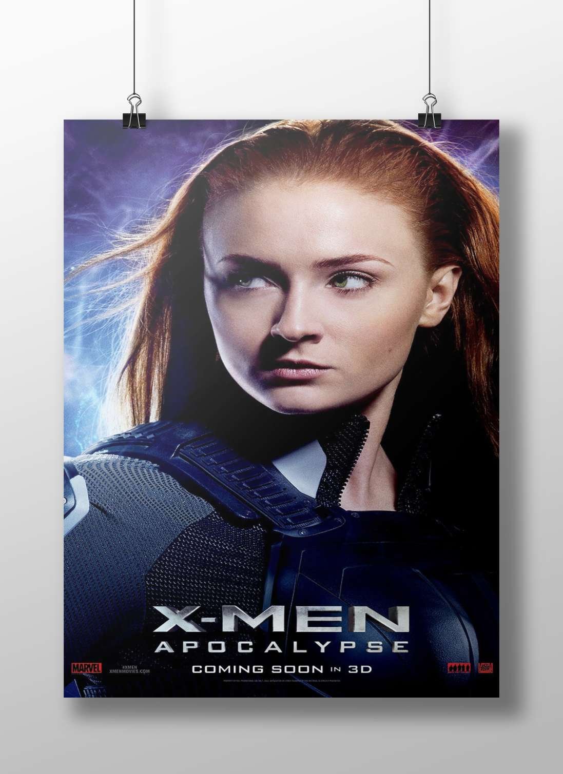 Jean Grey (real name) from X-Men: Apocalypse Jean Grey - Phoenix Rise Poster