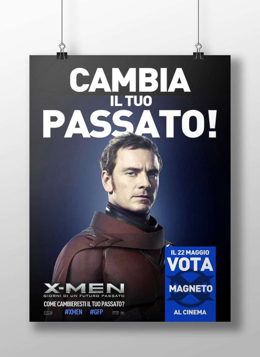 Magneto from the X-Men franchise Magneto - Noir Icon Poster