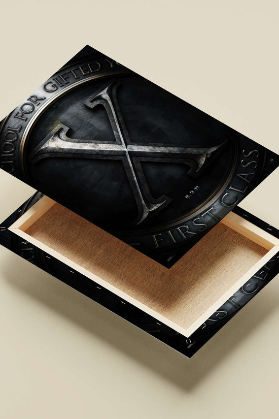 X-Men: First Class franchise logo (specifically the "X" emblem from the Marvel film) [X-Men: First