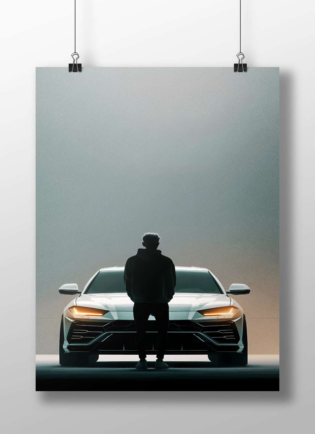 Audi RS 6 Avant Main Subject: Audi RS 6 Avant Matte BoizzBoard rigid print — Cars wall art India | PosterBoizz