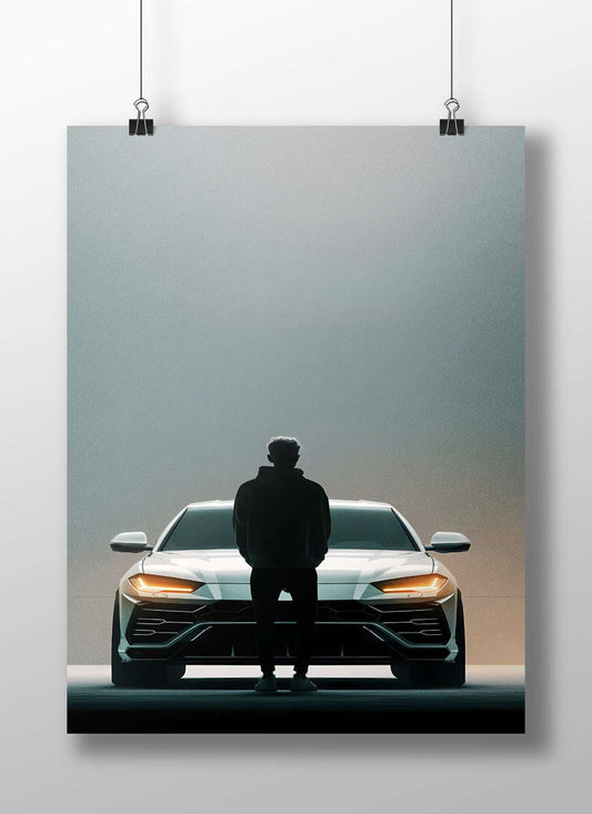 Audi RS 6 Avant Main Subject: Audi RS 6 Avant Matte BoizzBoard rigid print — Cars wall art India | PosterBoizz