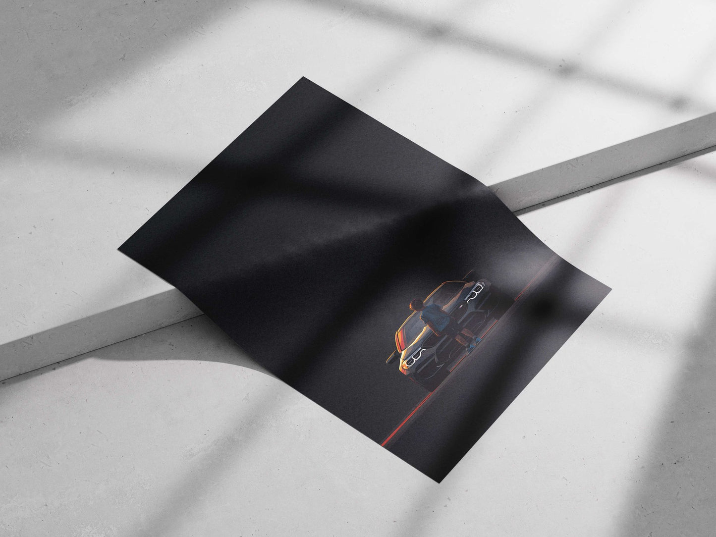 A boy and a BMW X5 Main Subject: A boy and a BMW X5 Matte poster print — Cars wall art India | PosterBoizz