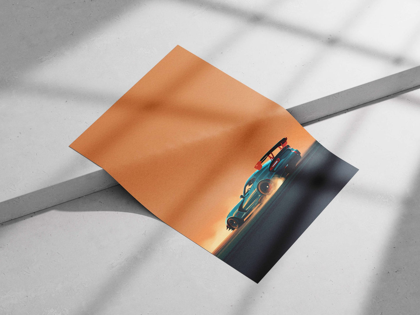 Sports Car Main Subject: Sports Car Matte poster print — Cars wall art India | PosterBoizz